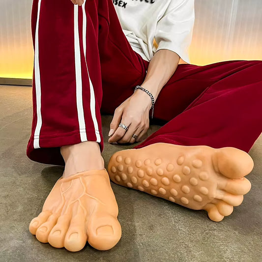 Zapatillas Sandalias pies gigantes graciosas para disfraz o estar por casa.
